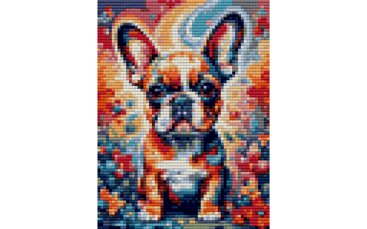 French bulldog dog diamond painting pattern