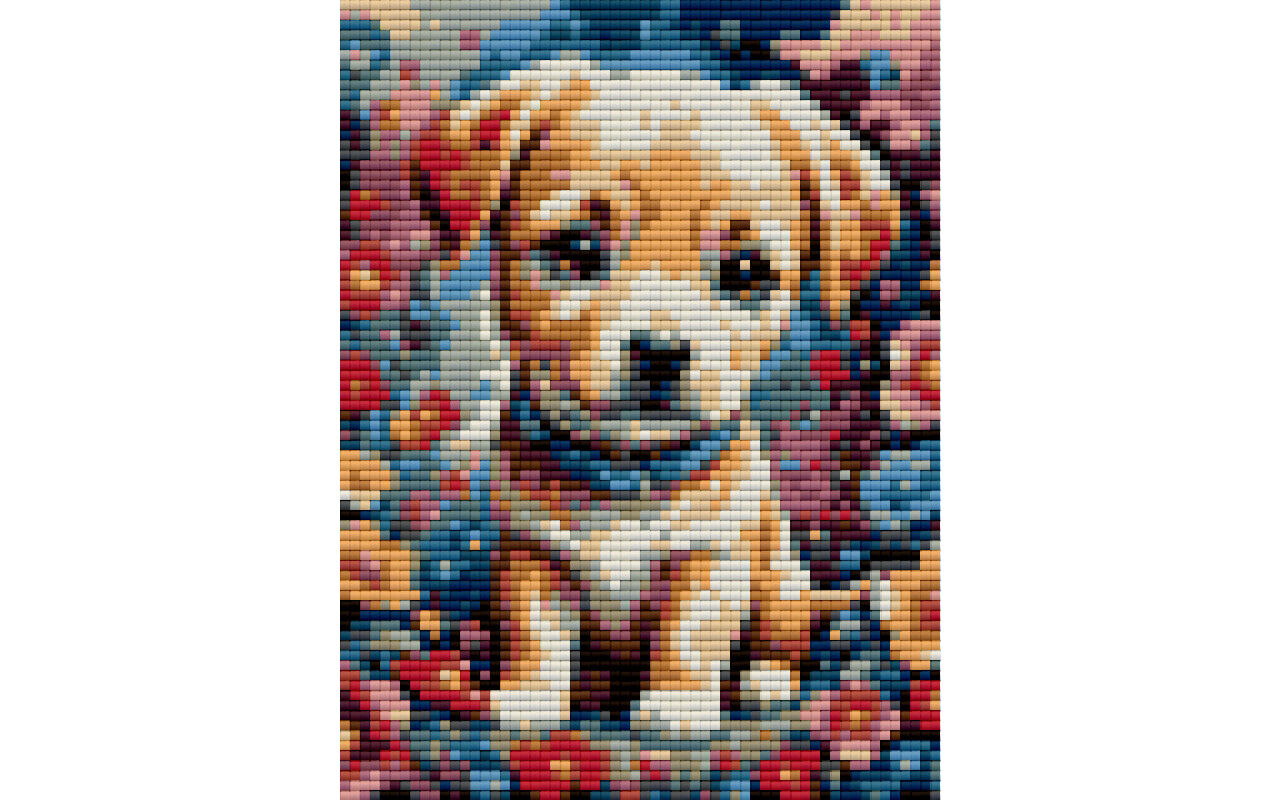 Labrador retriever dog printable patterns for diamond painting