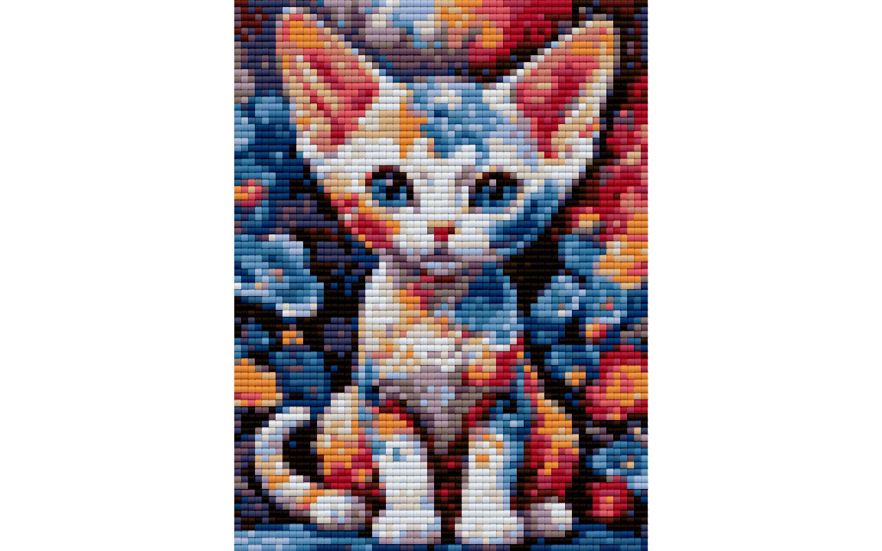 Devon rex cat free diamond art pattern