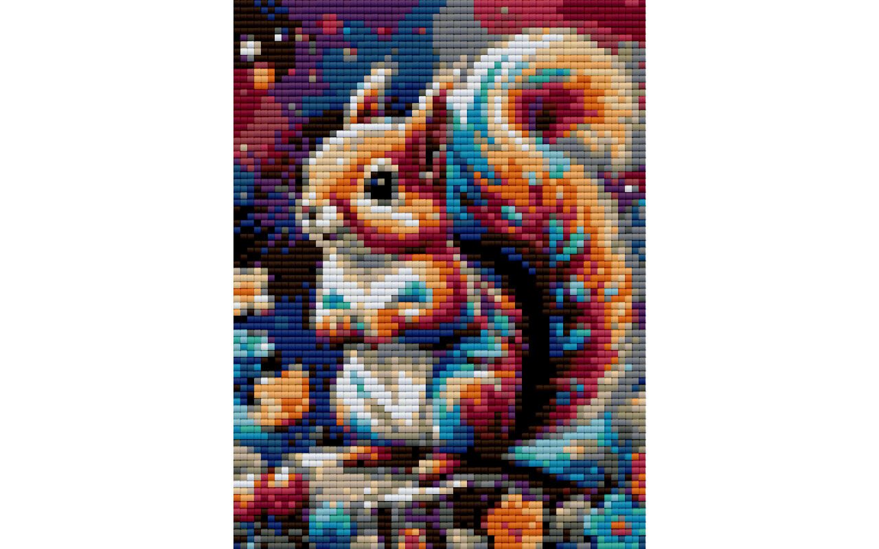 Squirrel free diamond art pattern