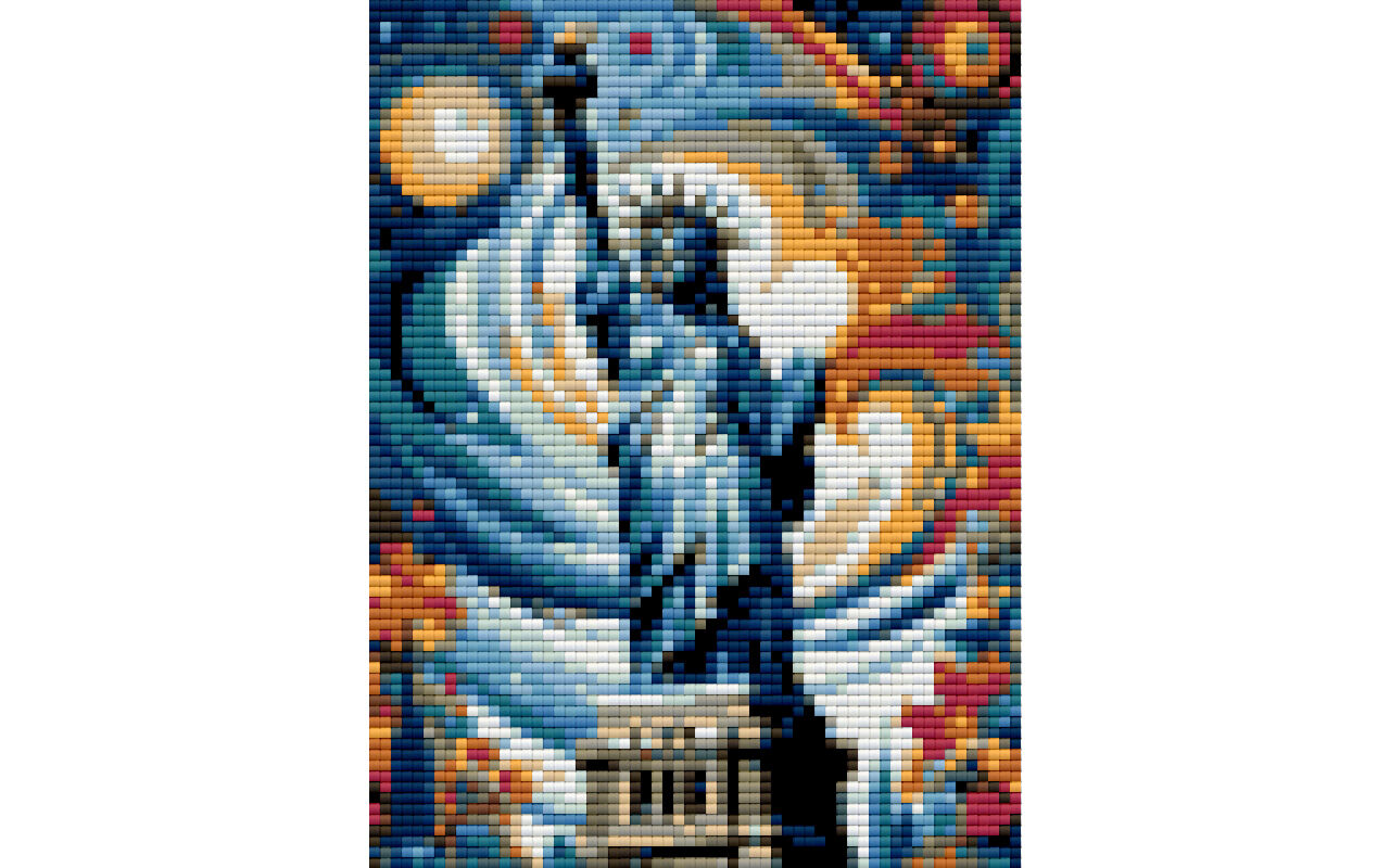 Statue of Liberty New York diamond painting pattern download pdf